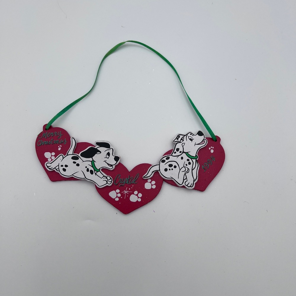 Disney 101 Dalmatians Ornament 1994 90s Vintage Christmas Decor